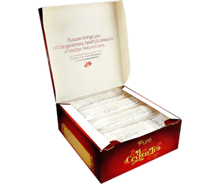Stassen Pure Ceylon Tea w czerwonym pudełku – ekspresowa herbata cejlońska bez dodatków.