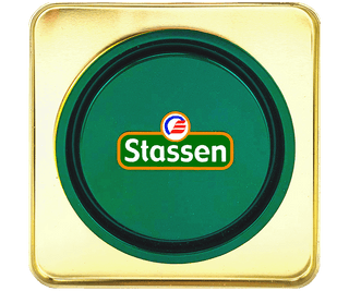 Stassen Jasmine Green Tea w zielonej puszce – herbata cejlońska liściasta z jaśminem.
